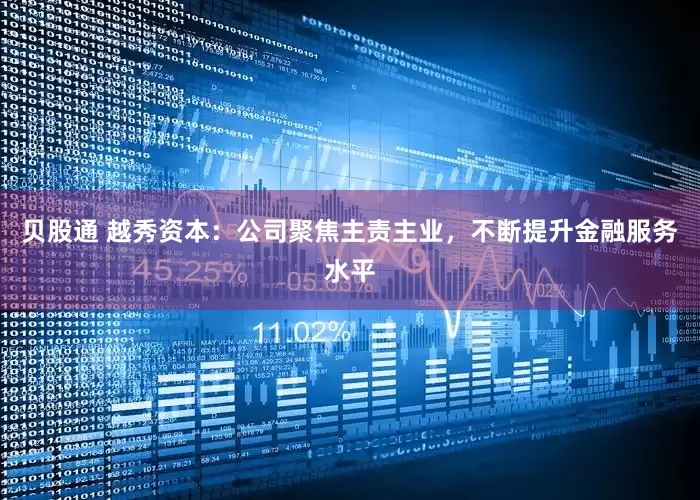 贝股通 越秀资本：公司聚焦主责主业，不断提升金融服务水平